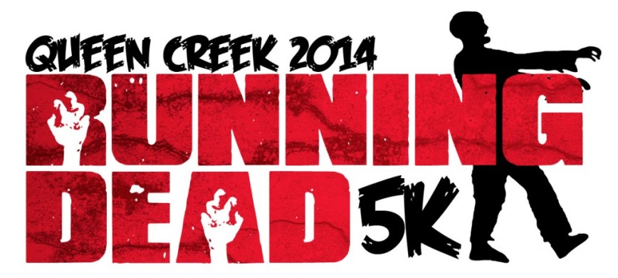 Queen Creek Running Dead 5k Logo 2014